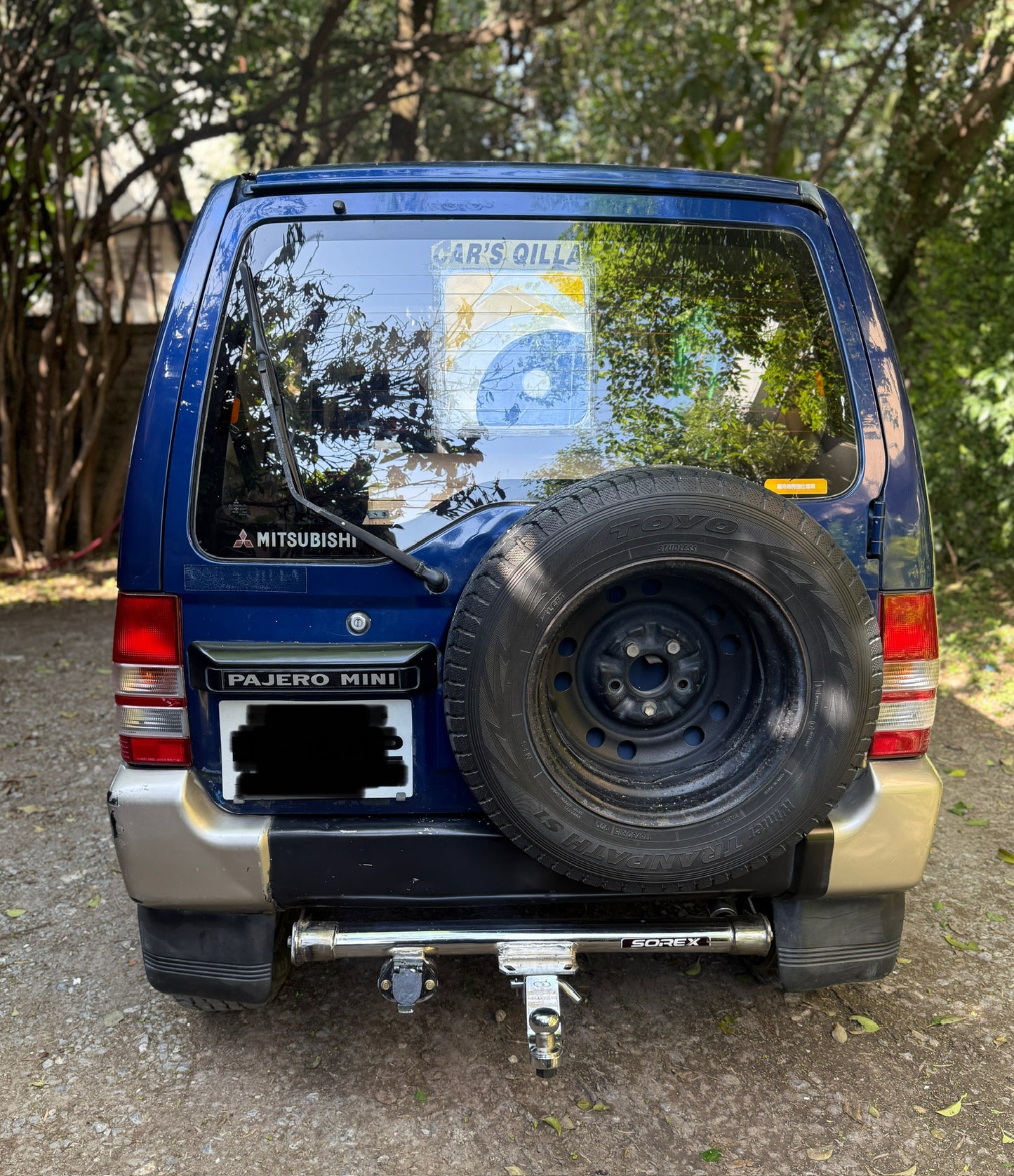 Pajero Mini Rear Stainless Steel New Tow Hitch for H51-H58A